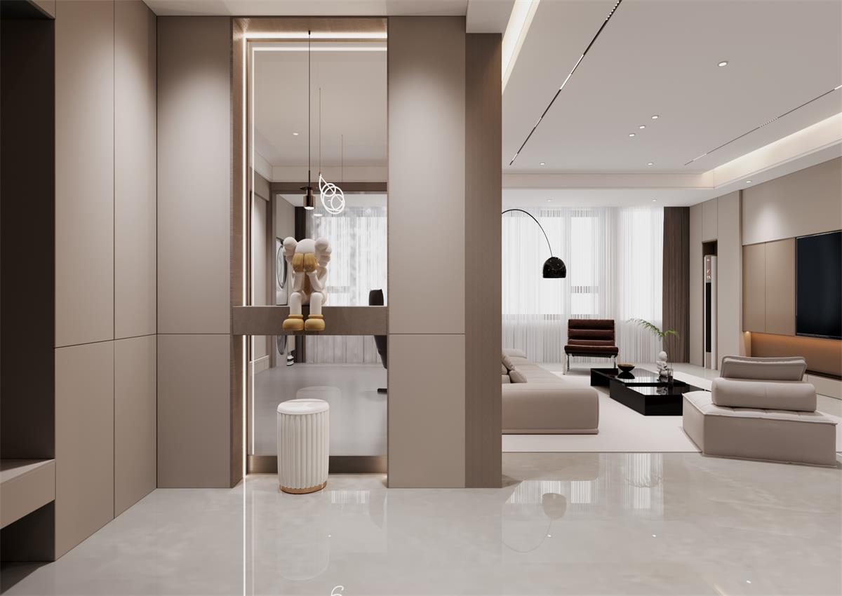 玉庭華府146㎡ | 自帶高級感的意式極簡家，一進(jìn)門就想哇塞！