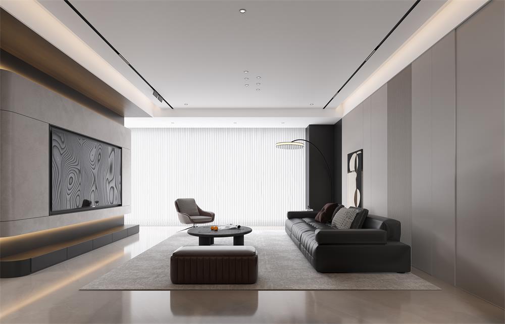 中海華樾133㎡ | 看不膩的「黑白極簡」王炸組合！高級感原地封神！