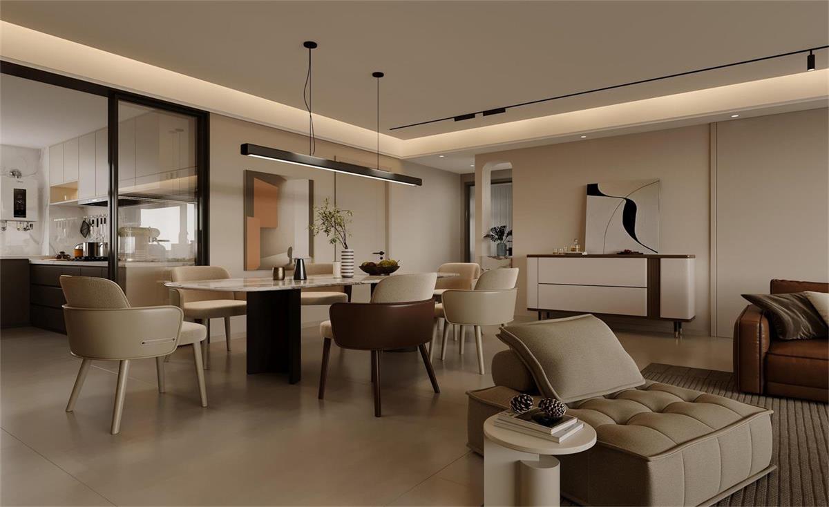 中海華樾 | 現(xiàn)在裝修都內(nèi)卷成這樣了？！從玄關(guān)就開始美哭的143㎡現(xiàn)代風(fēng)