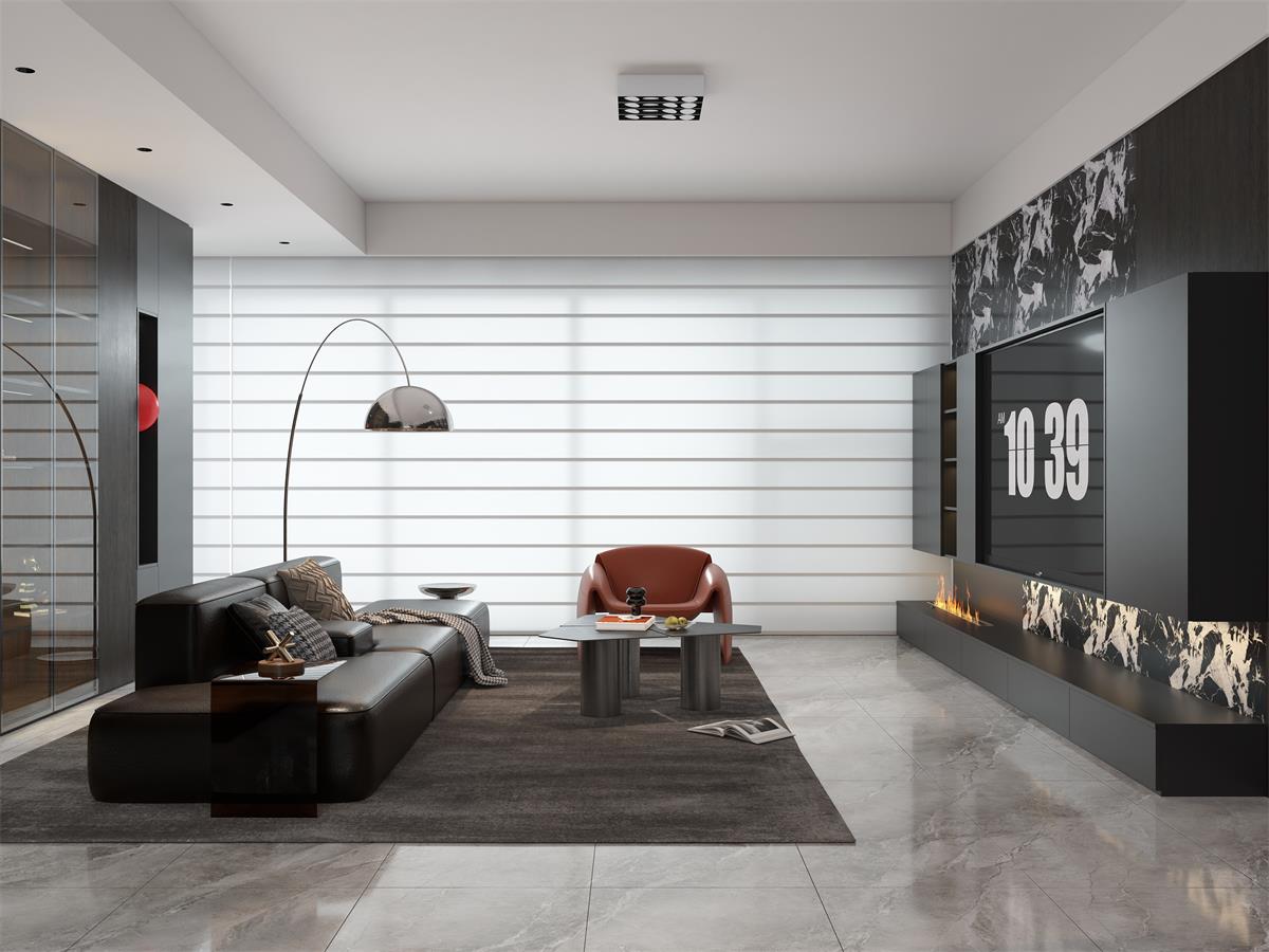 萬科錦曜 | 暗黑美學(xué)天花板！他家129㎡意式風(fēng)太驚艷了！