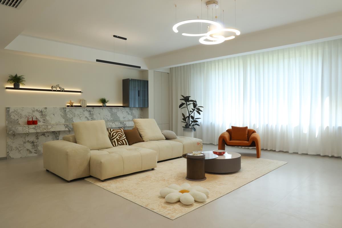 實景 | 這屆年輕人究竟有多會??？131㎡現(xiàn)代風婚房，審美+功能雙雙在線！