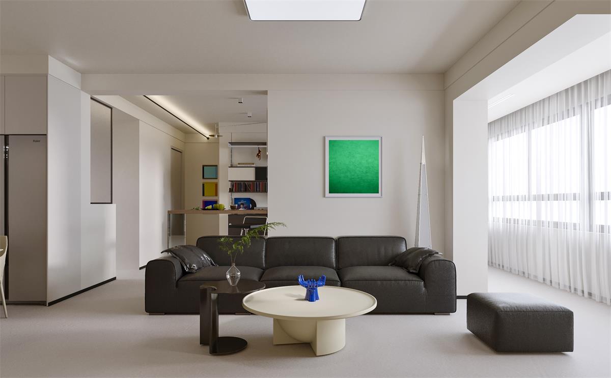 金地自在城 | 零零后獨(dú)居109㎡極簡(jiǎn)家，全開(kāi)放設(shè)計(jì)驚艷到我了！換你也上癮~