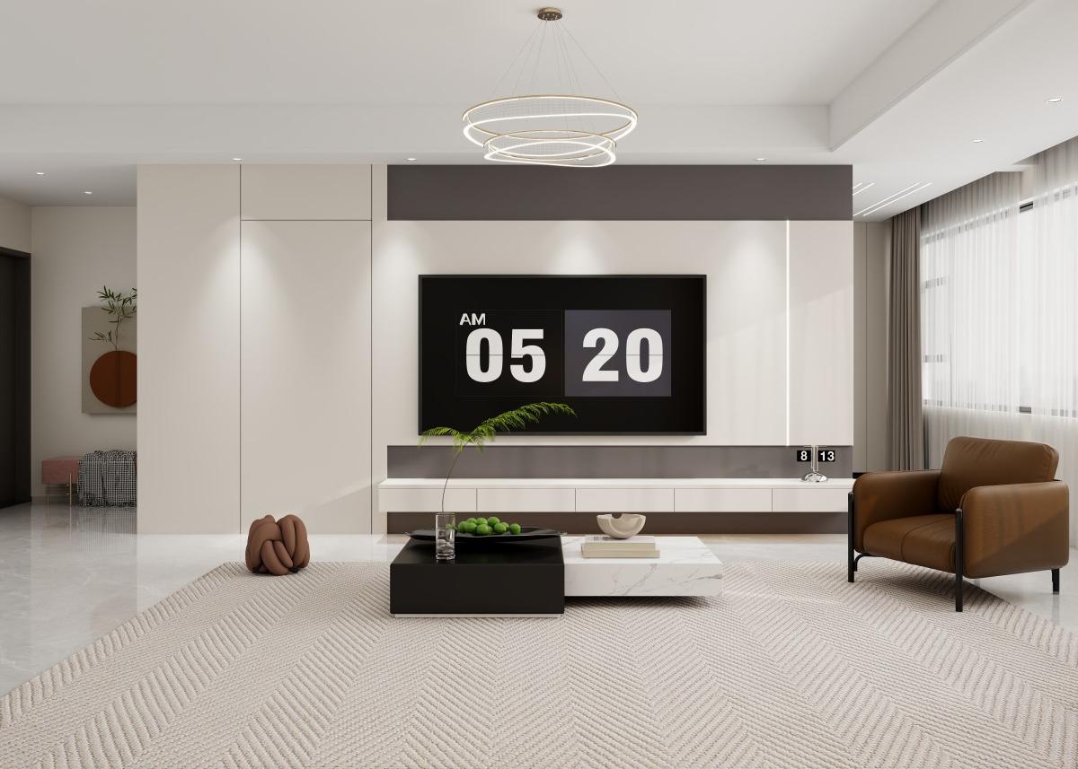 玉庭華府 | 135㎡現(xiàn)代簡(jiǎn)約風(fēng)，給生活做減法，舒適加倍！