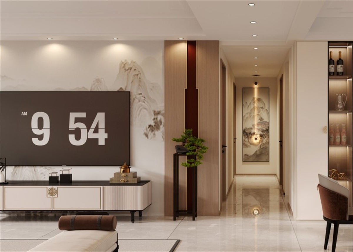 中海華樾185㎡ | 新中式到底有多絕？東方美學(xué)直接拿下一家老??！