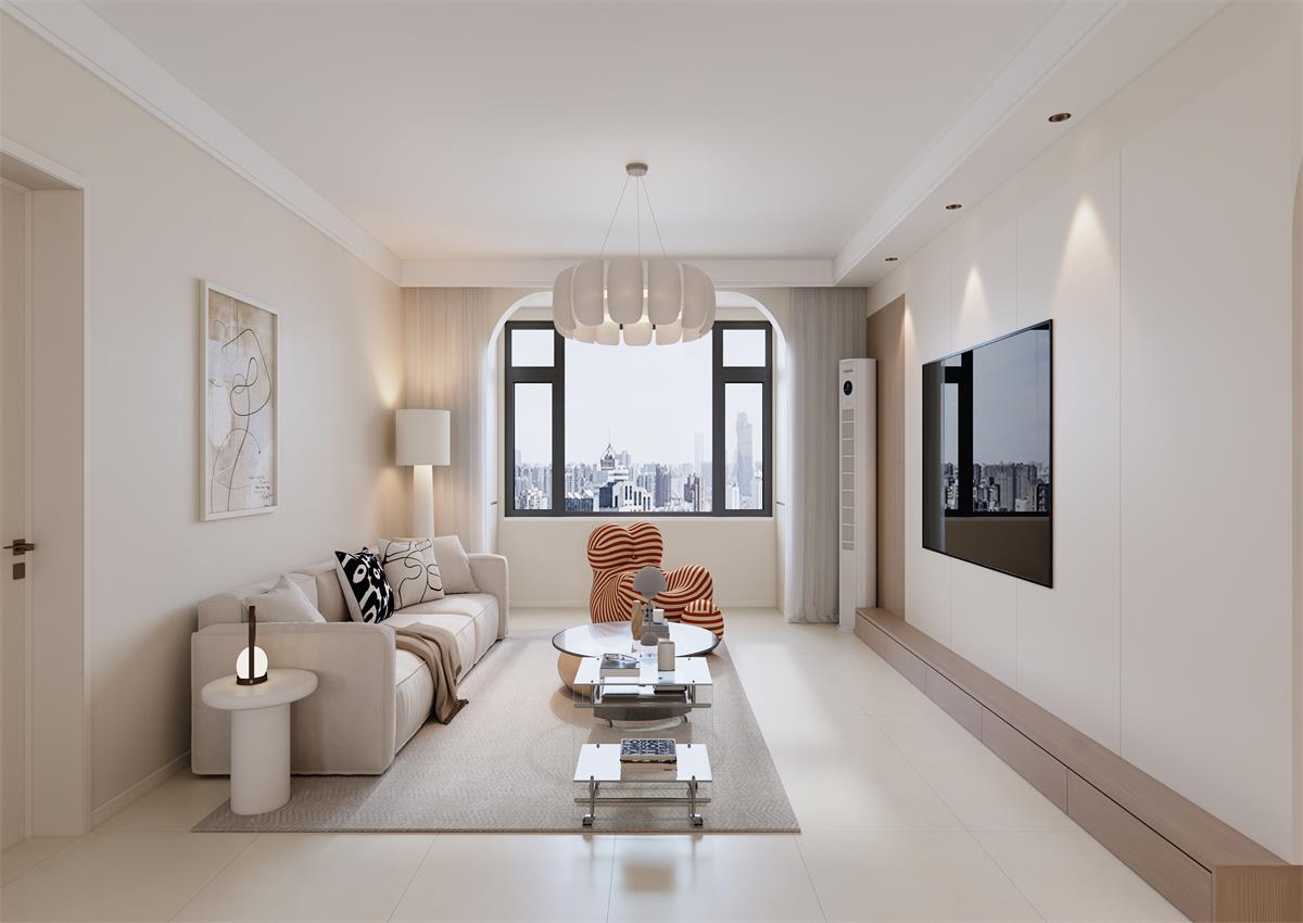 悅?！ぬ鞚櫢?53㎡ | 自帶溫柔濾鏡！奶油風(fēng)的家簡直是「松弛感」頂流！