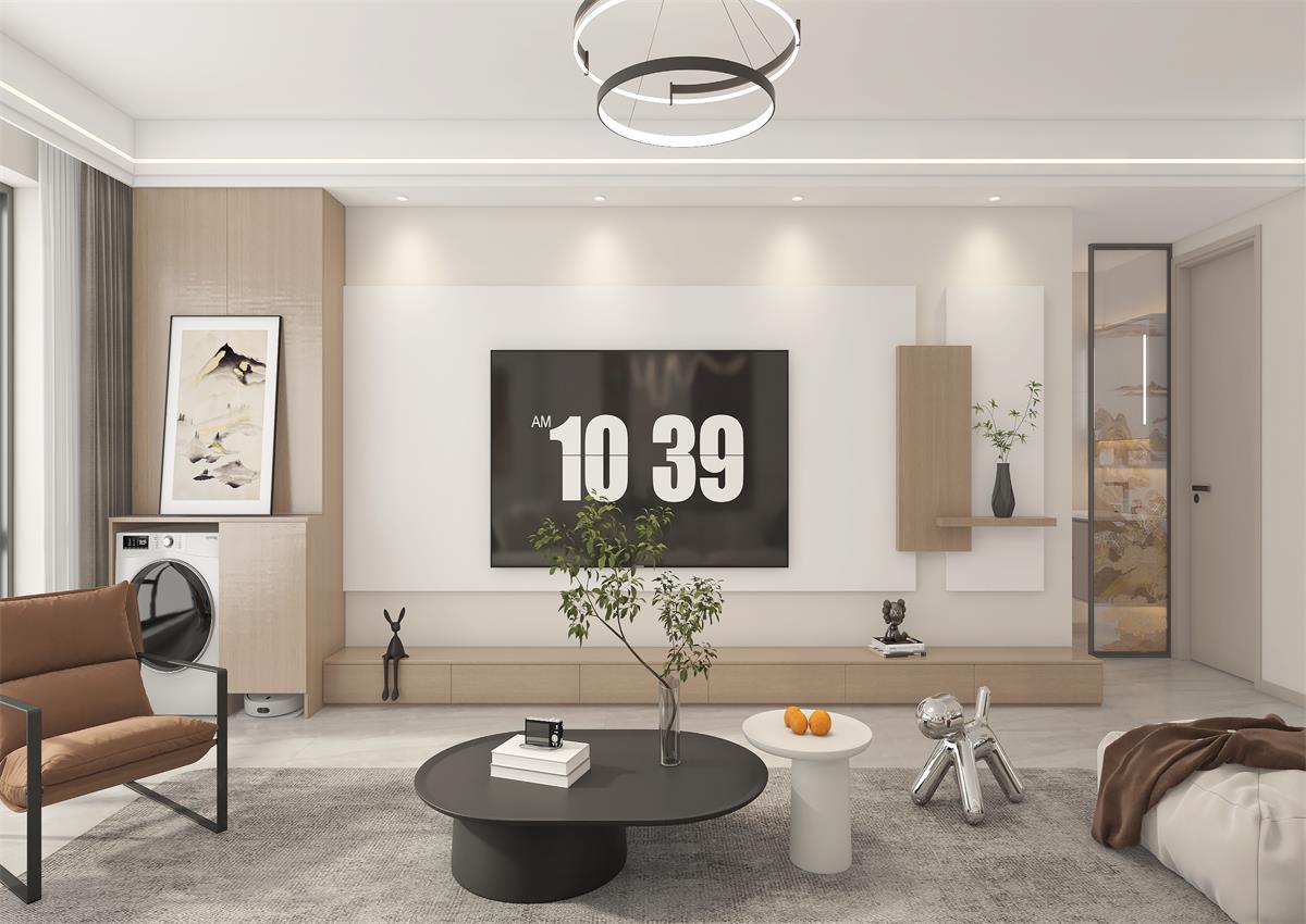 紫辰府128㎡ | 『奶油風(fēng)』不是刷個(gè)大白墻！溫馨、顯大、好打理才是核心！