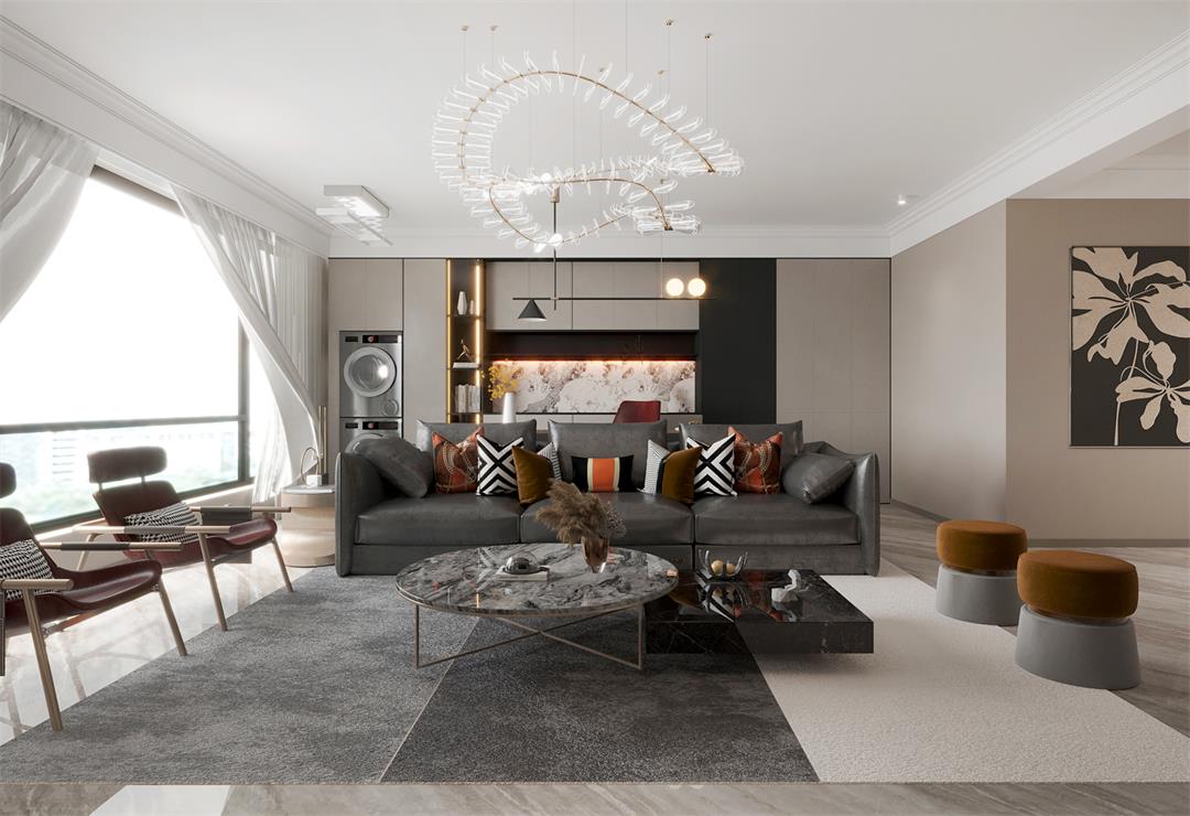 民生北府133㎡ | 沒(méi)跟風(fēng)！自己做主裝了現(xiàn)代風(fēng)的家，實(shí)用又耐看！