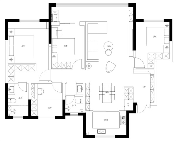 平面布置-1 平面布置-1